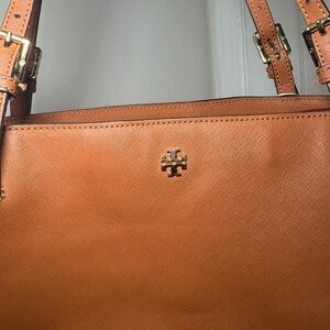 Tory Burch Tan Leather Tote Bag